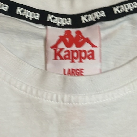 Kappa White and Purple T-Shirt sz L - Picture 4 of 8